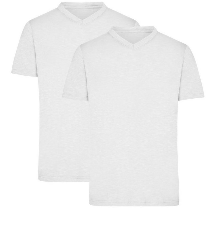 James & Nicholson T-Shirt Doppelpack Herren Funktions T-Shirt für Freizeit und Sport JN750 (Doppelpack, 2 Stück) Atmungsaktiv, feuchtigkeitsregulierend und schnelltrocknend von James & Nicholson