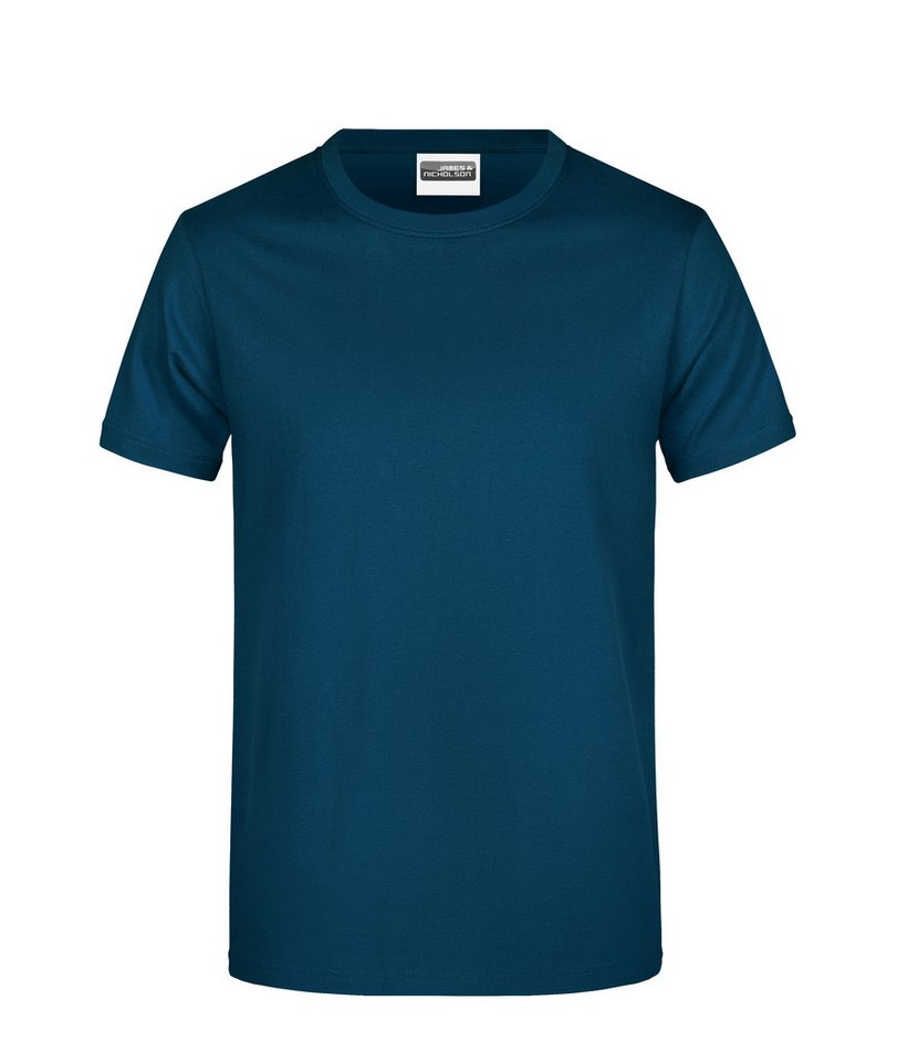 James & Nicholson T-Shirt Klassisches Herren T-Shirt in leichter Single-Jersey-Qualität JN797 (Spar-Set, 5er-Pack) Single Jersey Basic Shirt von James & Nicholson