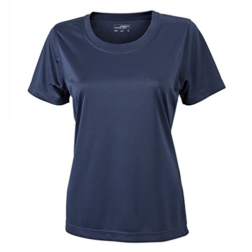 James & Nicholson T-Shirt für Freizeit und Sport (L, navy) von James & Nicholson