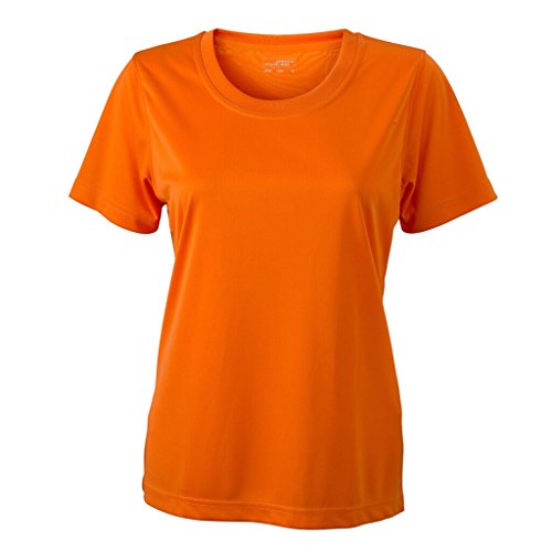 James & Nicholson T-Shirt für Freizeit und Sport (M, orange) von James & Nicholson