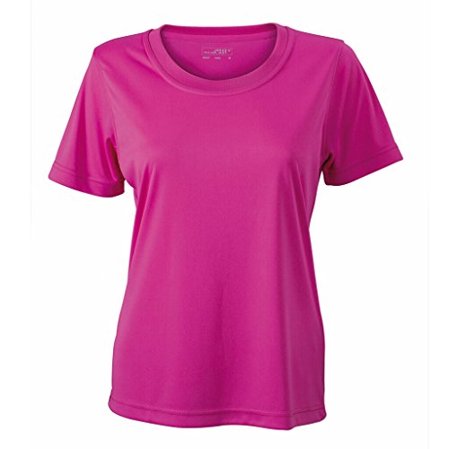 James & Nicholson T-Shirt für Freizeit und Sport (XXL, pink) von James & Nicholson