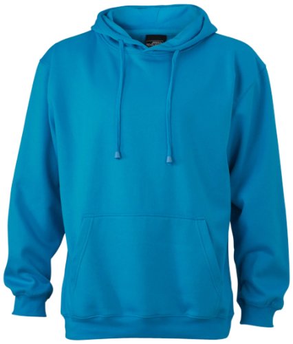 James & Nicholson Unisex Kapuzenpullover Sweatshirt Hooded Sweat türkis (Turquoise) X-Large von James & Nicholson