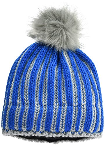James & Nicholson Unisex Ladies' Winter Hat Strickmütze, Mehrfarbig (Cobalt/Silver), One Size von James & Nicholson