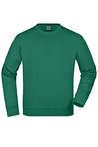 James & Nicholson Workwear Pullover - Strapazierfähiges Sweatshirt für Arbeit & Beruf | Farbe: Dark-Green | Grösse: S von James & Nicholson