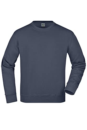 James & Nicholson Workwear Pullover - Strapazierfähiges Sweatshirt für Arbeit & Beruf | Farbe: navy | Grösse: M von James & Nicholson