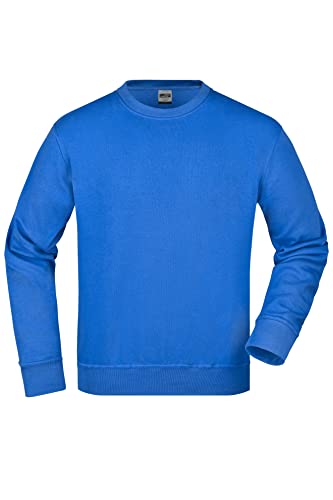 James & Nicholson Workwear Pullover - Strapazierfähiges Sweatshirt für Arbeit & Beruf | Farbe: royal | Grösse: M von James & Nicholson