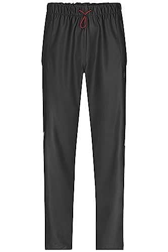 James & Nicholson Workwear Regenhose - Praktische Regenhose zum Überziehen | Farbe: Black | Grösse: 50 von James & Nicholson