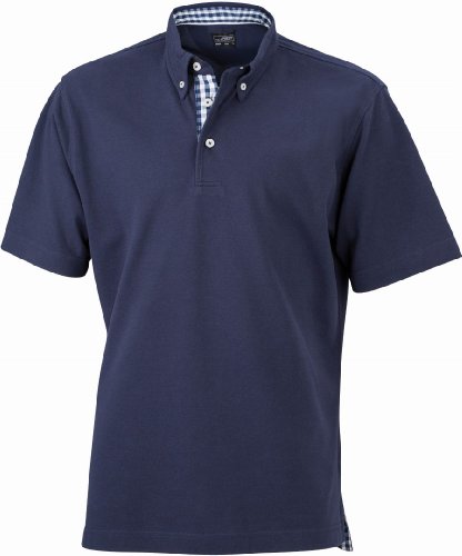 James & NicholsonHerren Poloshirt Blau Navy/Navy-White von James & Nicholson