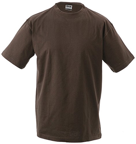 Kinder T-Shirt | James & Nicholson | JN 019 M / 122/128,Braun (Brown) von James & Nicholson