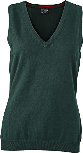 Klassischer Damen-Baumwoll-Pullunder im digatex-package M,forest-green Klassischer Damen-Baumwoll-Pullunder im digatex-package M,forest-green von James & Nicholson