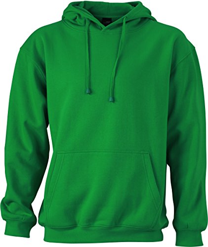 Klassischer Kapuzensweater - Farbe: Fern Green - Größe: L von James & Nicholson