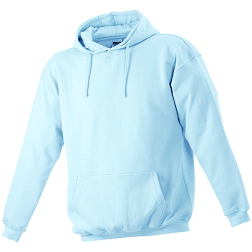 Klassischer Kapuzensweater - Farbe: Light Blue - Größe: XL von James & Nicholson