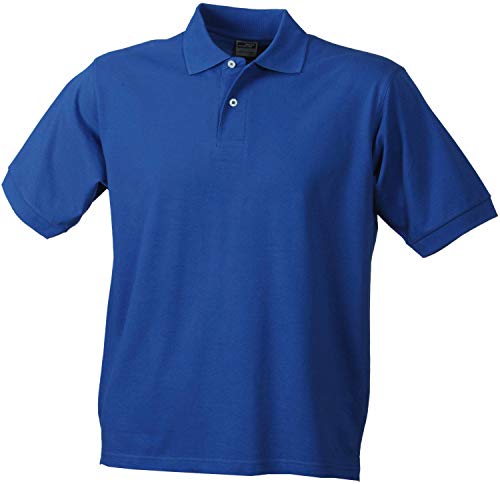 Klassisches Piqué-Poloshirt für Herren, royal, XXL von James & Nicholson