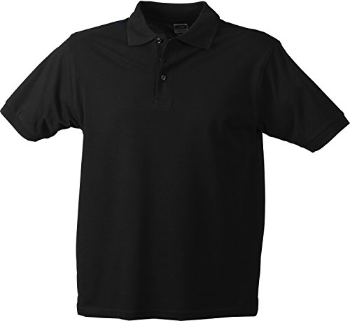 Klassisches Poloshirt - Farbe: Black - Größe: M von James & Nicholson