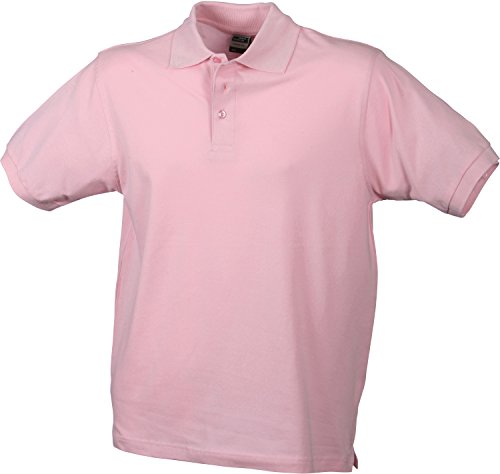 Klassisches Poloshirt - Farbe: Rose - Größe: XL von James & Nicholson