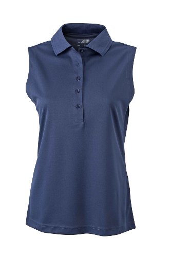 Ladies' Active Polo Sleeveless | navy | S im digatex-package von James & Nicholson