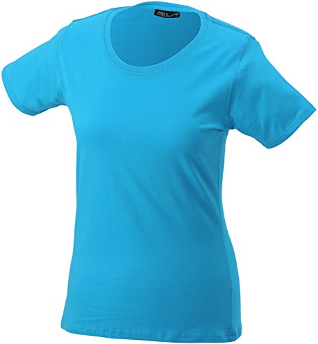 Ladies' Basic-T Shirt/James & Nicholson (JN 901) S M L XL XXL 3XL, turkis, 3XL von James & Nicholson