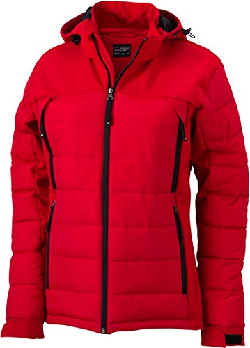 Ladies' Outdoor Hybridjacket - Damen Thermojacke L,Red von James & Nicholson