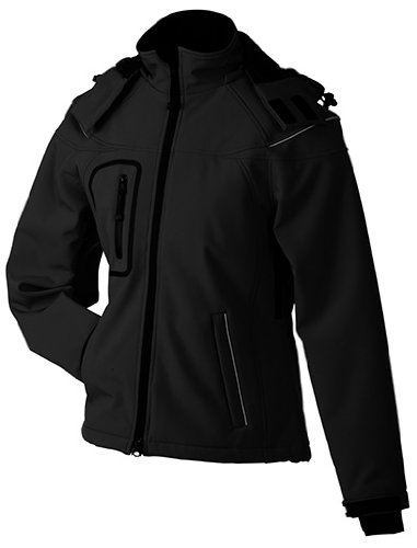 Ladies' Winter Softshell Jacket/James & Nicholson (JN 1001) S M L XL Schwarz,S von James & Nicholson