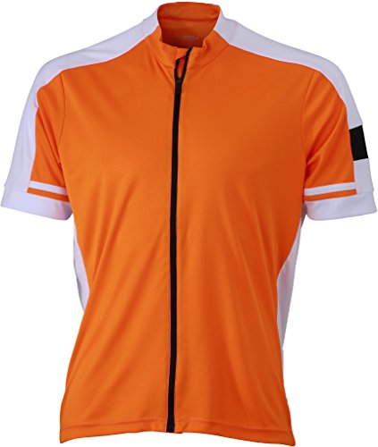 Men's Bike-T Full Zip | orange |3XL 3XL,Orange von James & Nicholson