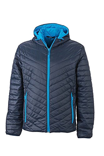 Men's Lightweight Jacket | navy/aqua | L im digatex-package von James & Nicholson