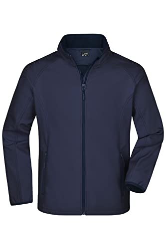 James & Nicholson Herren Raglan Softshelljacke - Klassische Softshelljacke mit Microfleece Innenfutter | Farbe: navy/navy | Grösse: XL von James & Nicholson