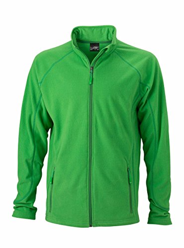 Men's Structure Fleece Jacket von James & Nicholson