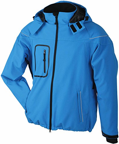 Men's Winter Softshell Jacket/James & Nicholson (JN 1000) S M L XL XXL Aqua,3XL 3XL,Aqua von James & Nicholson