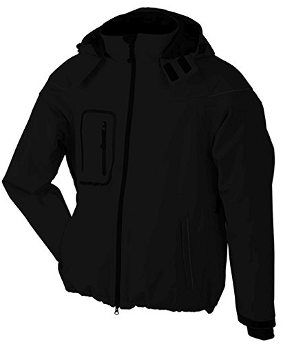 Men's Winter Softshell Jacket/James & Nicholson (JN 1000) S M L XL XXL Black,3XL von James & Nicholson