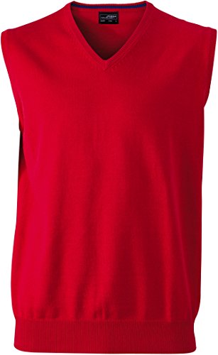 Pullunder - Farbe: Red - Größe: XXL von James & Nicholson
