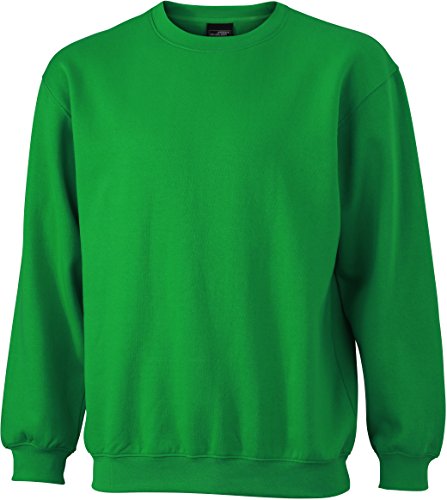 Schweres Sweatshirt - Farbe: Fern Green - Größe: L von James & Nicholson