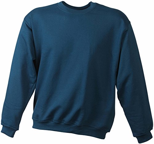 Schweres Sweatshirt - Farbe: Petrol - Größe: S von James & Nicholson