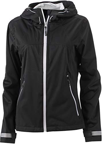 Softshell Jacke - Farbe: Black/Silver - Größe: XXL von James & Nicholson