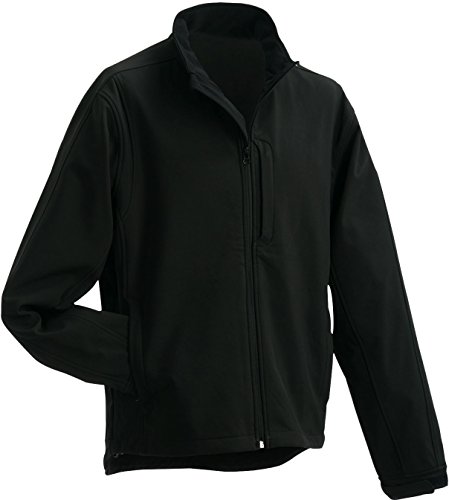 Softshell Jacke - Farbe: Black - Größe: 4XL von James & Nicholson