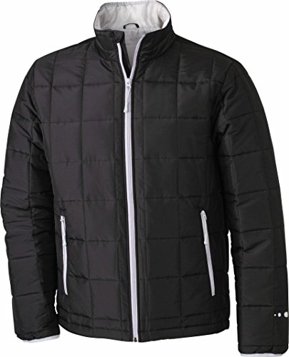 Steppjacke Thinsulate3M-Wattierung - Farbe: Black/Silver - Größe: XXL von James & Nicholson