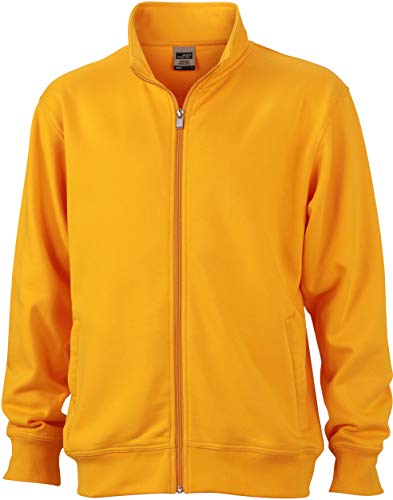 Sweatjacke Stehkragen - Farbe: Gold Yellow - Größe: 3XL von James & Nicholson