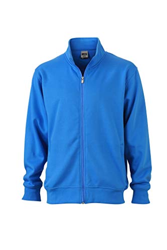 Sweatjacke Stehkragen - Farbe: Royal - Größe: XL von James & Nicholson