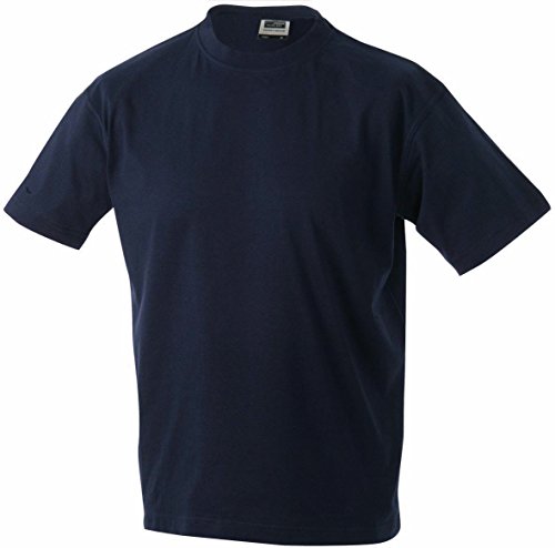T-Shirt Ohne Seitennähte - Farbe: Navy - Größe: XL von James & Nicholson