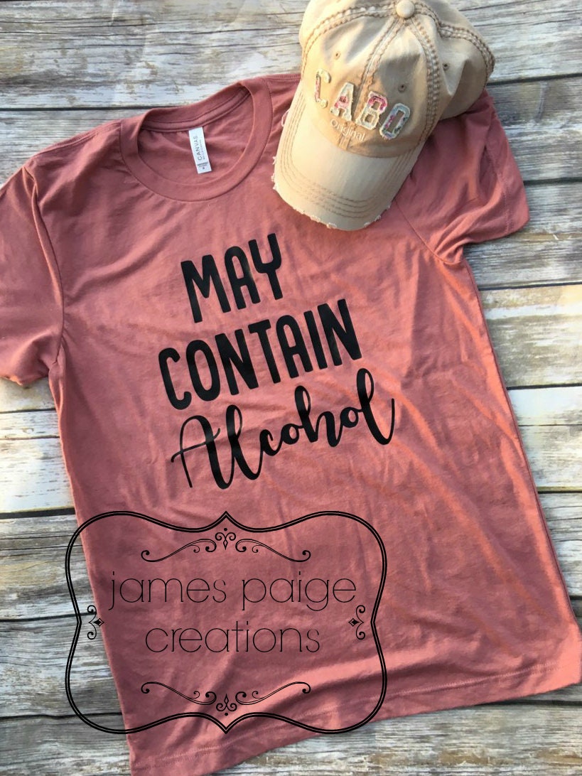 May Contain Alcohol T-Shirt, Lustiges Sommer Shirt, Strand Tag Trinker, See 4. Juli Urlaub Labor Day Shirt May Contain Alcohol T-Shirt, Lustiges Sommer Shirt, Strand Tag Trinker, See 4. Juli Urlaub Labor Day Shirt von JamesPaigeCreations