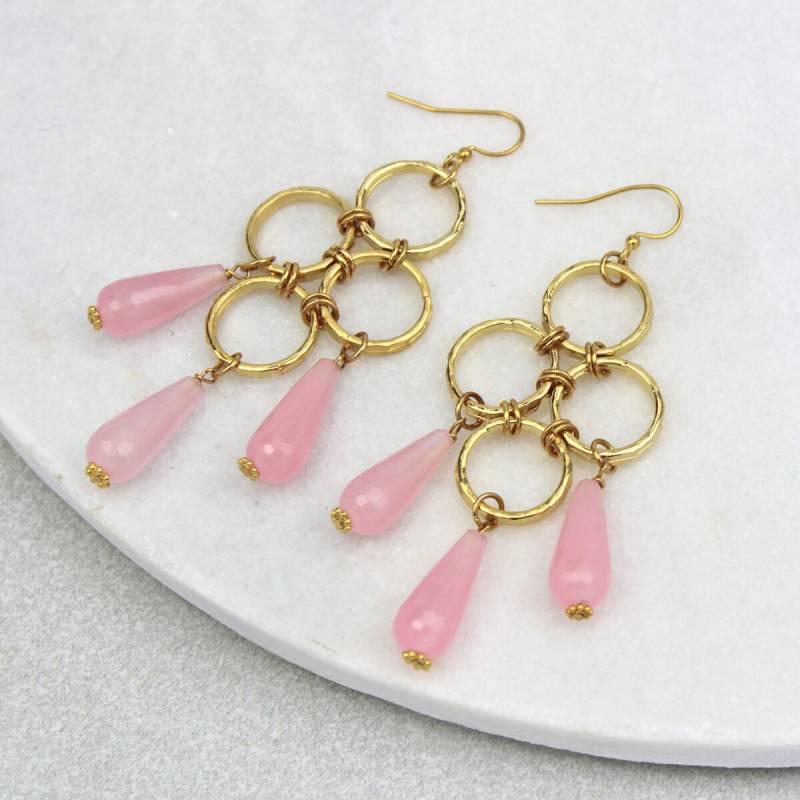 Kronleuchter Creolen - Anweisung Drops Geburtstag Oder Jahrestag Geschenk Für Sie Muttertag von JamieLondonJewellery