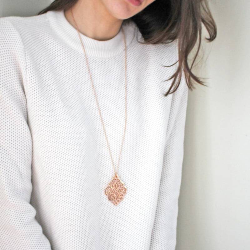 Personalisierte Awesome Pink Halskette - Geschenk Für Frau Muttertag Mama von JamieLondonJewellery