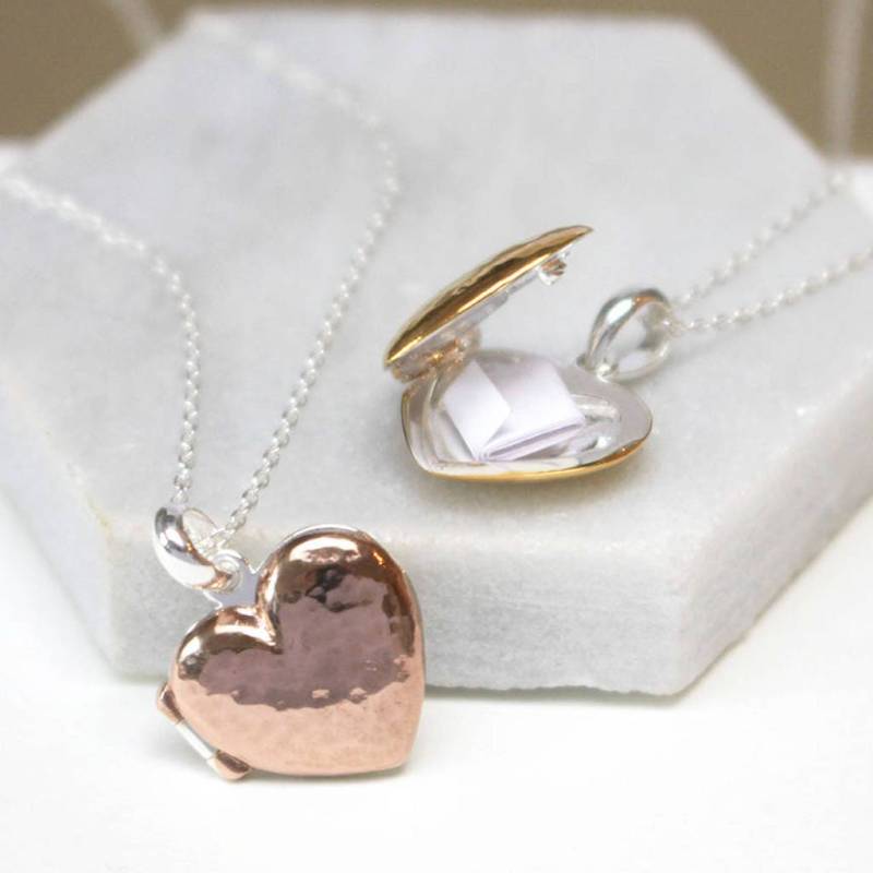 Personalisierte Medaillon Anhänger - Geheime Nachricht Andenken Muttertag Brautjungfer/Blume Mädchen Geburtstag Geschenk Für Sie von JamieLondonJewellery