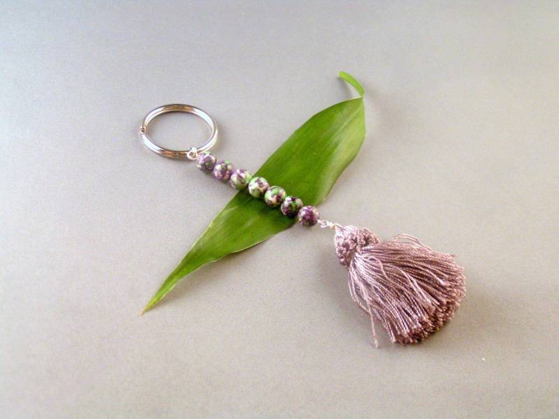 Lila Achat Keychain Lila Achat Keychain von Jamilary