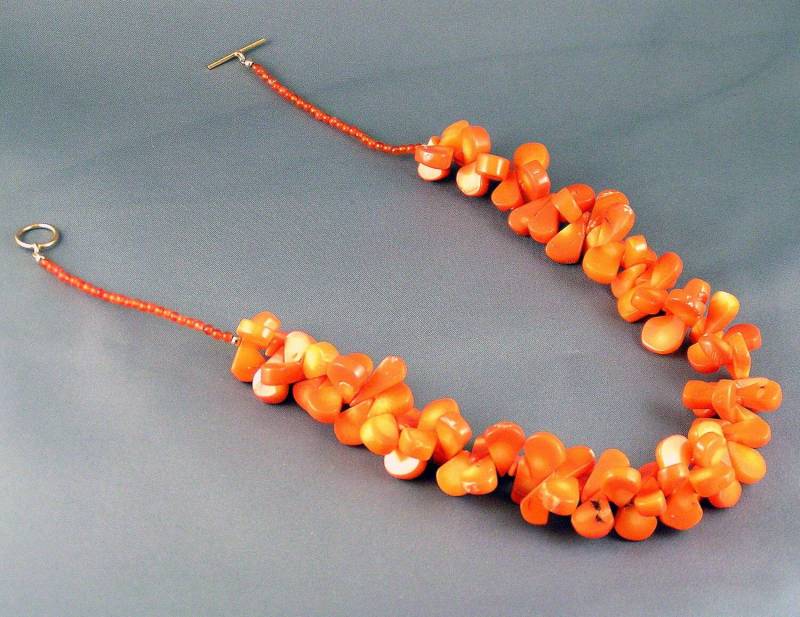 Orange Koralle Teardrops-Set - "Cheria" Orange Koralle Teardrops-Set - "Cheria" von Jamilary