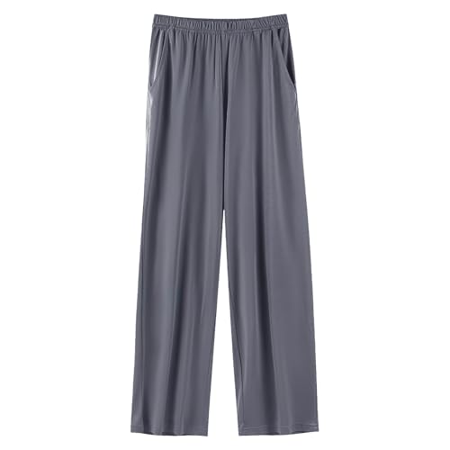 Jamron Damen Übergröße Schlafanzughose Pyjamahose mit Weitem Bein Weiche Leicht Schlafhose Freizeithose mit Taschen Grau 3XL Jamron Damen Übergröße Schlafanzughose Pyjamahose mit Weitem Bein Weiche Leicht Schlafhose Freizeithose mit Taschen Grau 3XL von Jamron