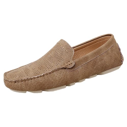 Jamron Herren Sommer Atmungsaktive Aushöhlen Leder Slipper Mokassins Braun SN0707325 EU41.5 Jamron Herren Sommer Atmungsaktive Aushöhlen Leder Slipper Mokassins Braun SN0707325 EU41.5 von Jamron
