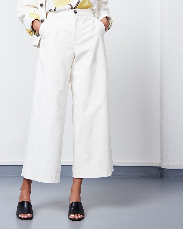 JAN | N JUNE Como nachhaltige Damen Hose Offwhite S von Jan N June