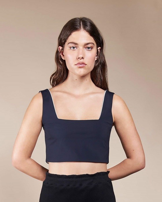 JAN | N JUNE faires Crop Top Cancun Black S von Jan N June