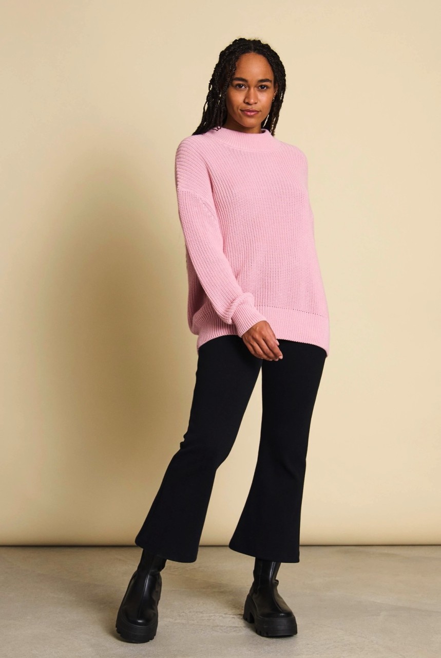 JUMPER SOHO | JAN | N JUNE | veganer Pullover | faded pink XS von Jan N June