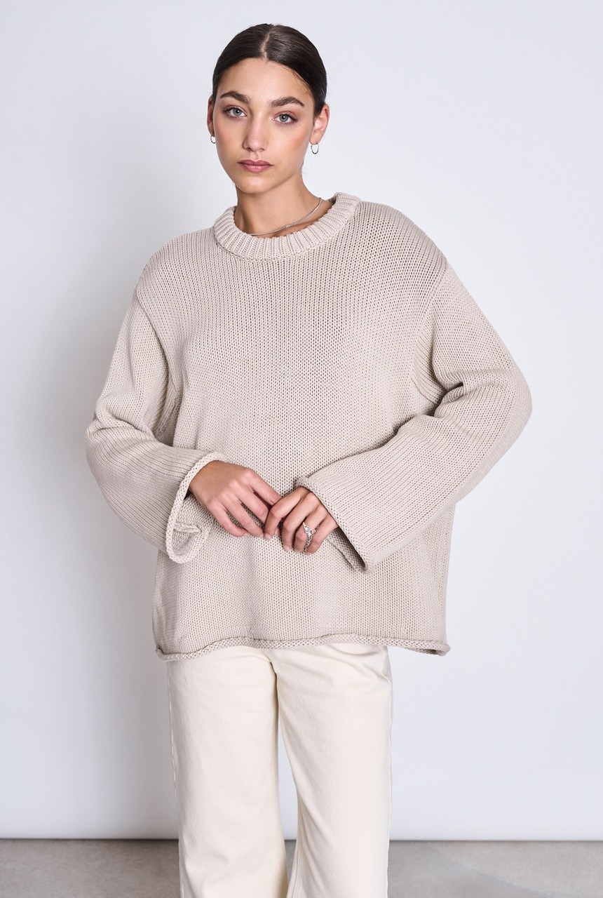 SONA | Jan N June | veganer Strickpullover | ivory L von Jan N June